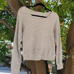 Long sleeve, partly cropped